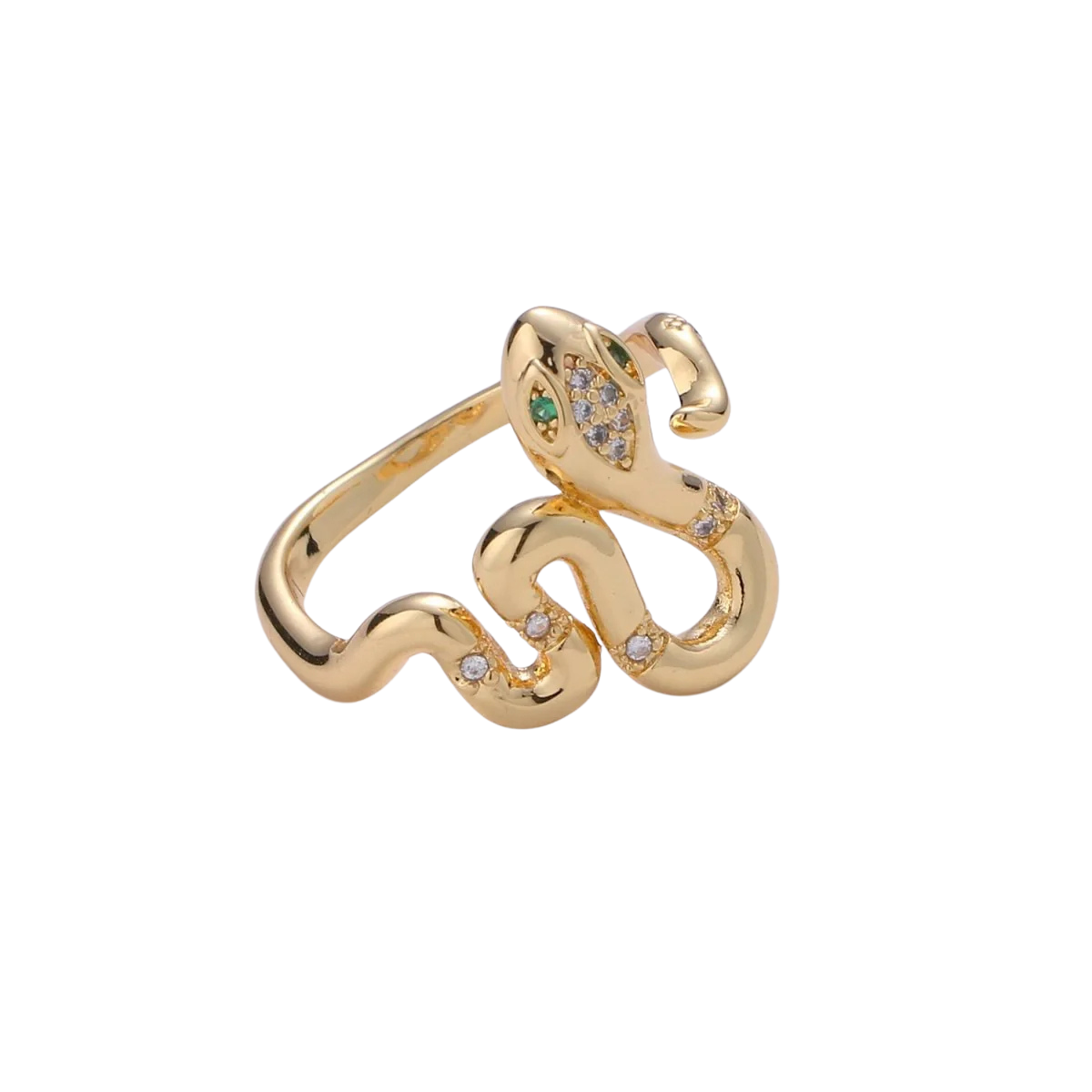 Green Snake Ring
