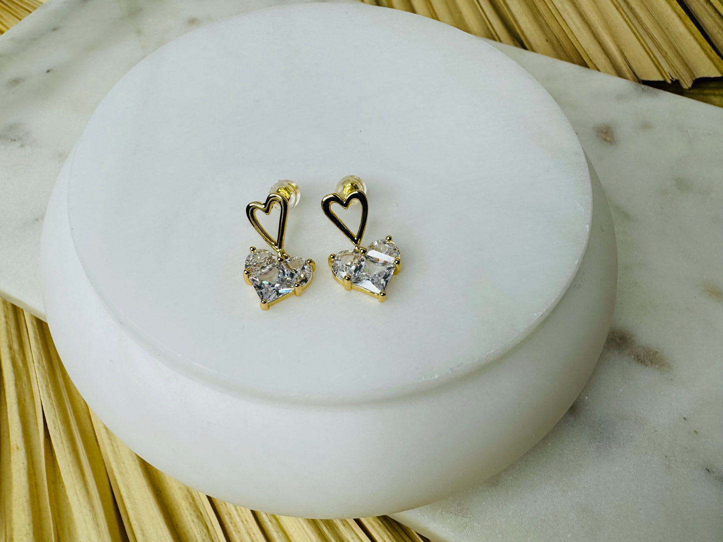 Bella Heart Earrings