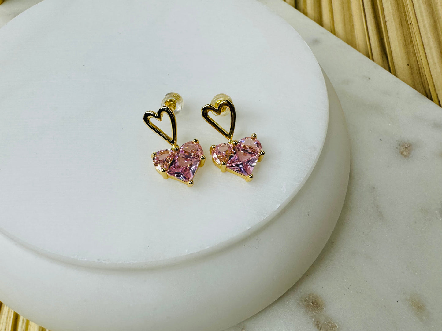 Bella Heart Earrings