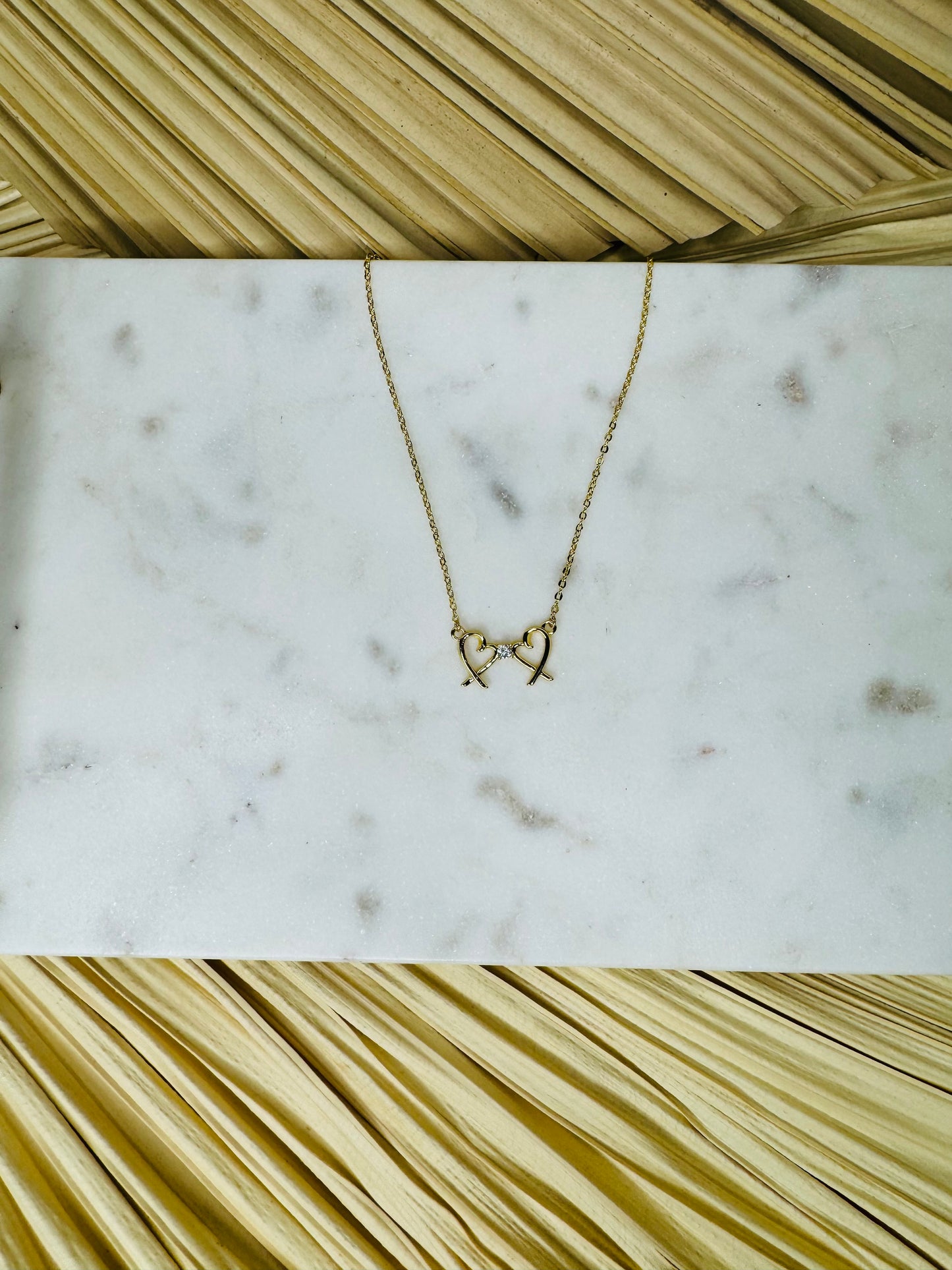 Mila Hearts Necklace