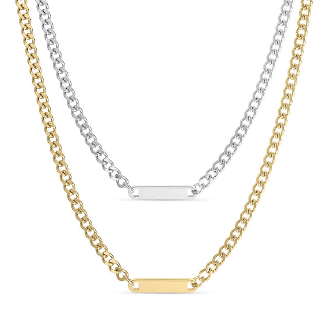 Cube Plate Necklace