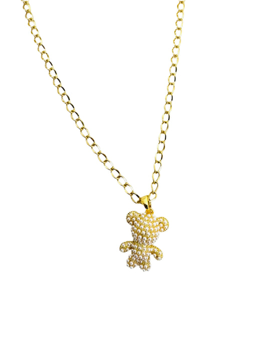 Perla Bear Necklace