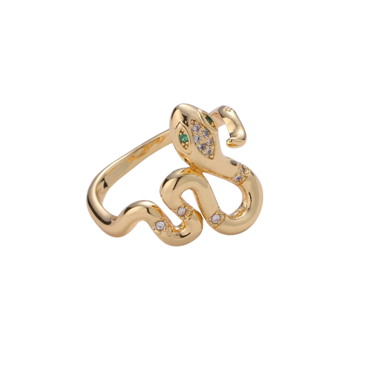 Green Snake Ring