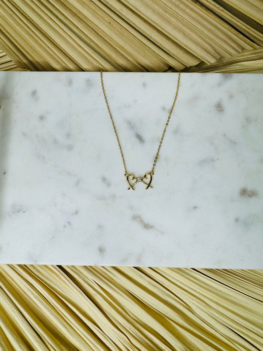 Mila Hearts Necklace
