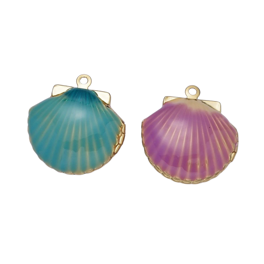 Clam Locket Charm