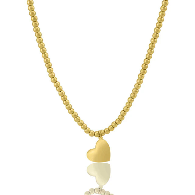 Beaded Heart Necklace