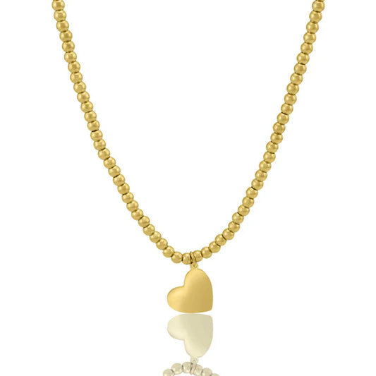 Beaded Heart Necklace