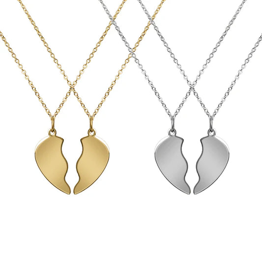 Split Heart Neclace