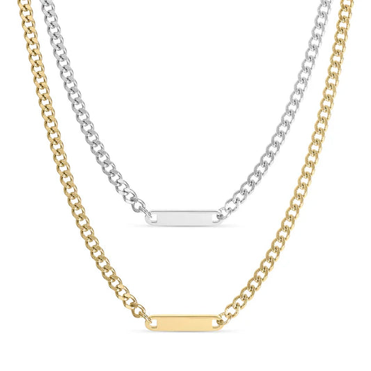 Cube Plate Necklace